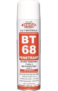 BETA BT68 Çatlak Muayene Penetrant Sprey 500 ML