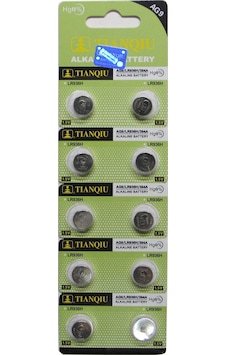 Tianqiu AG9 LR936H 394A Alkalin Düğme Pil 10'lu Tianqiu AG9 LR936H 394A Alkalin Düğme Pil 10'lu