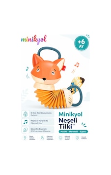 Kıpır Tilki Esnek Akordeon Gövdeli Duyusal Bebek Aktivite Ve Kavrama Oyuncağı