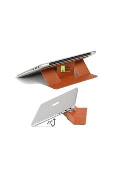 Bagard Tablet Notebook Laptop Standı Katlanabilir Stand Ergonomik Uyumlu Taba20001