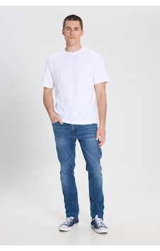 Wrangler Slim Fit Dar Kesim Düşük Bel Normal Paça Larston Mavi Esnek Jean Denim Pantolon Indigo