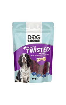 Dog Choice Kalsiyumlu Ördek Sargılı Çiğ Deri Köpek Ödül Maması 80g Dog Choice Kalsiyumlu Ördek Sargılı Çiğ Deri Köpek Ödül Maması 80g