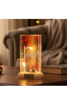Kişiye Özel Led Işıklı Son Baharda Aşk Temalı Dekoratif Gece Lambası Kişiye Özel Led Işıklı Son Baharda Aşk Temalı Dekoratif Gece Lambası