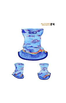 Fujin Pro Angler Neck Gaiter Boyunluk Echo Fish Mavi Fujin Pro Angler Neck Gaiter Boyunluk Echo Fish Mavi