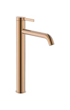 Roca Ona Yüksek Lavabo Bataryası, Click Clack Sifonlu, Cold Start Rose Gold Rose Gold