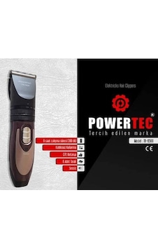 Powertec TR6500 Sarjlı Saç Sakal Tıraş Makinesi Powertec TR6500 Sarjlı Saç Sakal Tıraş Makinesi