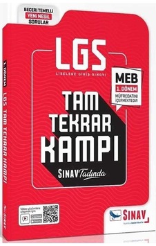 Sınav Yayınları 8. Sınıf LGS 1. Dönem Tam Tekrar Kampı Sınav Yayınları 8. Sınıf LGS 1. Dönem Tam Tekrar Kampı