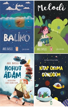 Timaş Çocuk Anıl Basılı 4 Kitap Set Balino - Melodi - Nohut Adam - Kitap Okuma Günlüğüm Timaş Çocuk Anıl Basılı 4 Kitap Set Balino - Melodi - Nohut Adam - Kitap Okuma Günlüğüm