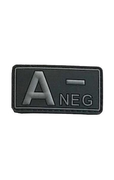 Single Sword Mil Tec Kan Grubu Askeri Arma, Patch A Rh - Siyah