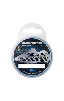 Savage Gear Semi-Soft Fluorocarbon Misina Seabass 30 M Clear Savage Gear Semi-Soft Fluorocarbon Misina Seabass 30 M Clear