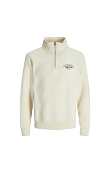Jack & Jones Makoto Halfzip Beyaz Erkek Sweatshirt 12278608 Beyaz Jack & Jones Makoto Halfzip Beyaz Erkek Sweatshirt 12278608 Beyaz