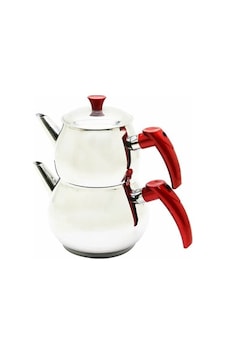Mini 2lt Küçük Boy Küre Çelik Çaydanlık Seti - Üst: 0.75lt - Alt: 1.4lt Bx40 Renkli Mini 2lt Küçük Boy Küre Çelik Çaydanlık Seti - Üst: 0.75lt - Alt: 1.4lt Bx40 Renkli