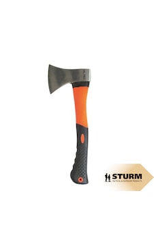 Sturm Acil Durum Ve Kamp Baltası 36.5 Cm Karbon Çelik, Kaymaz Fiberglas Turuncu Saplı