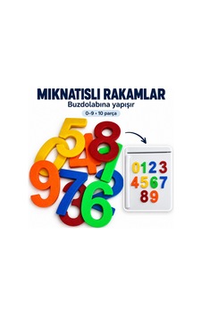 Mıknatıslı Rakamlar 0-9 Arası Eğitici Oyuncak