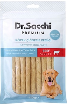 Dr.sacchi Premium Sığır Etli Doğal Sığır Derisi Burgu Çubuk Tahılsız Köpek Ödülü 5 15li 110 Gr 109-30025.01 Dr.sacchi Premium Sığır Etli Doğal Sığır Derisi Burgu Çubuk Tahılsız Köpek Ödülü 5 15li 110 Gr 109-30025.01