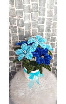 30 Cm-saksılı Yapay Çiçek , Geçmiş Olsun Çiçeği, Anneler Günü Çiçeği, Ev Hediyesi Çiçek, Dekoratif Masa Balkon Lacivert - Mavi 30 Cm-saksılı Yapay Çiçek , Geçmiş Olsun Çiçeği, Anneler Günü Çiçeği, Ev Hediyesi Çiçek, Dekoratif Masa Balkon Lacivert - Mavi