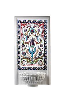 Armada Çini 60X100 CM Ed 624 Hançerli Türk Hamamı Çini Pano Armada Çini 60X100 CM Ed 624 Hançerli Türk Hamamı Çini Pano