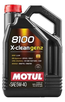 Motul 8100 X-Clean Gen2 5W-40 Motor Yağı Motul 8100 X-Clean Gen2 5W-40 Motor Yağı