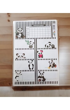 3 Sayfa Toplam 24 Adet Defter Kitap İsim Etiketi İsimlik 16