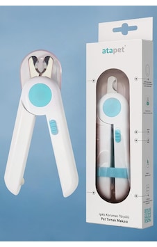 Ata Home Işıklı Kedi Köpek Tırnak Makası Pet Evcil Hayvanları Için Korumalı Led'li Törpülü Tırnak Makası,5