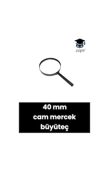 40 Mm Saplı Büyüteç Cam Mercek 40 Mm Saplı Büyüteç Cam Mercek