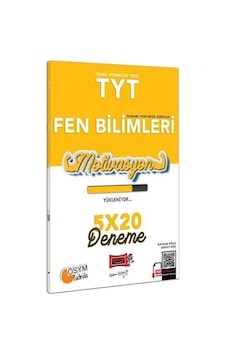 Motivasyon TYT Fen Bilimleri 5x20 Deneme - Bayram Hoca - Yargı Yayınları Motivasyon TYT Fen Bilimleri 5x20 Deneme - Bayram Hoca - Yargı Yayınları