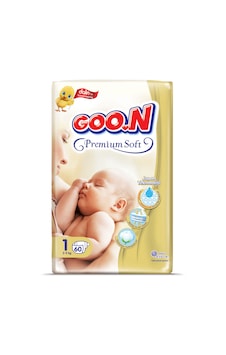 Goon Premium Soft Yenidoğan Bebek Bezi 1 Numara 60 Adet