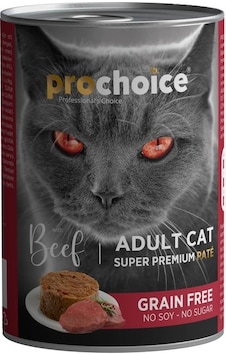Prochoice Sığır Etli Pate Konserve Yetişkin Kedi Maması 12 x 400 G