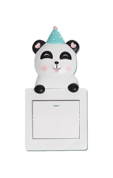 Sevimli Panda Priz Süsü Beyaz Sevimli Panda Priz Süsü Beyaz