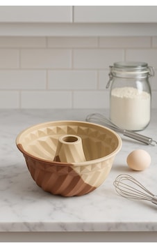 Silikon Kek Kalıbı Büyük Krem Renk Yuvarlak 24 Cm Açık Altın Silikon Kek Kalıbı Büyük Krem Renk Yuvarlak 24 Cm Açık Altın