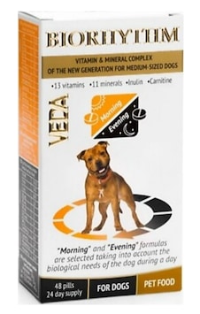Veda Biorhythm For Dogs Köpek Gündüz-gece Vitamini 48 Tablet Bağışıklık