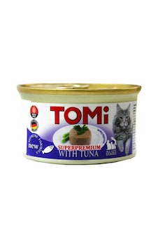 Tomi Tahılsız Ton Balıklı Konserve Yetişkin Kedi Maması 12 x 85 G Tomi Tahılsız Ton Balıklı Konserve Yetişkin Kedi Maması 12 x 85 G