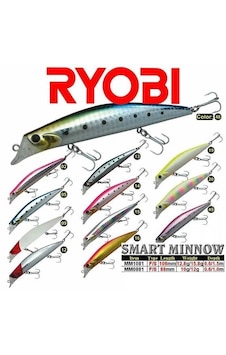 Ryobi Trapper Smart Minnow 108f 108mm 12.8gr Suni Yem Ryobi Trapper Smart Minnow 108f 108mm 12.8gr Suni Yem