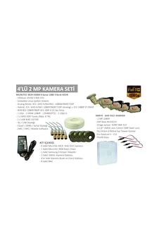 Microtec 4 Lü Ahd 2 Mp Kamera Seti Microtec 4 Lü Ahd 2 Mp Kamera Seti