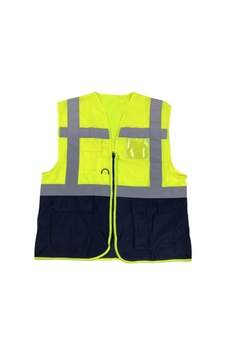 Myform 9145 Mühendis İkaz Yeleği Sarı -2xl