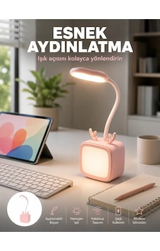 Hepsi Şarj Edilebilir Led Masa Lambası Kablosuz Taşınabilir Gece Lambası Najmaddin Çok Renkli Hepsi Şarj Edilebilir Led Masa Lambası Kablosuz Taşınabilir Gece Lambası Najmaddin Çok Renkli