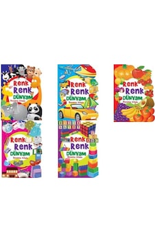 Renk Renk Dünyam Şekilli Boyama Seti 5 Kitap Ema Yayınları Renk Renk Dünyam Şekilli Boyama Seti 5 Kitap Ema Yayınları
