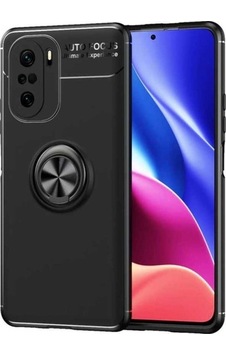 Xiaomi Redmi K40 Kılıf Zore Ravel Silikon Kapak Siyah Xiaomi Redmi K40 Kılıf Zore Ravel Silikon Kapak Siyah