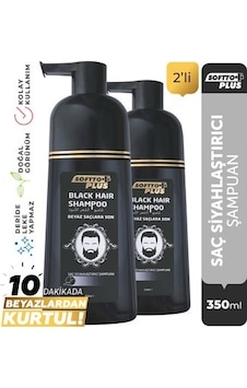 Softto Plus Black Haır Shampoo 350 Ml 2 Li Softto Plus Black Haır Shampoo 350 Ml 2 Li