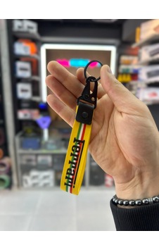 Sarı Ferrari Bez Anahtarlık Sarı Ferrari Bez Anahtarlık