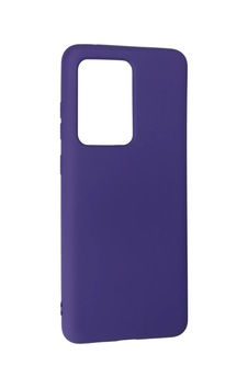 Galaxy Uyumlu S20 Ultra Kılıf Nano İçi Kadife Silikon - Mor Galaxy Uyumlu S20 Ultra Kılıf Nano İçi Kadife Silikon - Mor