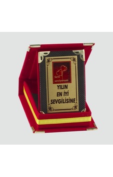 Yılın En İyi Sevgilisine Plaketi Kırmızı Yılın En İyi Sevgilisine Plaketi Kırmızı