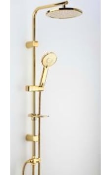 Vilas Euphoria Gold Robot Yağmurlama Tepe Duş Seti Krom - Altın Vilas Euphoria Gold Robot Yağmurlama Tepe Duş Seti Krom - Altın