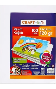 Craft And Arts 25x35cm 100'lü Resim Kağıdı / Uc2535-100 Craft And Arts 25x35cm 100'lü Resim Kağıdı / Uc2535-100