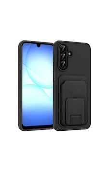 Samsung Galaxy A56 Uyumlu Kartlıklı Kılıf Gizli Kart Bölmeli, Stand Özellikli, Kamera Korumalı, Darbeye Dayanıklı, Deri Dokulu Telefon Kılıfı Siyah Samsung Galaxy A56 Uyumlu Kartlıklı Kılıf Gizli Kart Bölmeli, Stand Özellikli, Kamera Korumalı, Darbeye Dayanıklı, Deri Dokulu Telefon Kılıfı Siyah