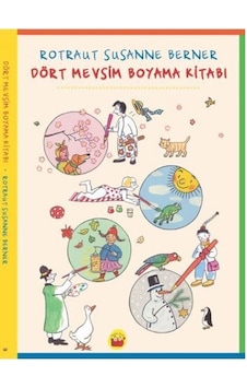 Dört Mevsim Boyama Kitabı - Rotraut Susanne Berner - Kuraldışı Yayınları