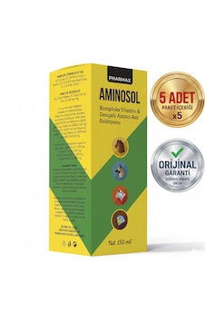 Pharmax Aminosol 150 Ml X 5 Adet Ekonomik Set İştah Açıcı Ve Bağışıklık Güçlendirici Multivitamin Pharmax Aminosol 150 Ml X 5 Adet Ekonomik Set İştah Açıcı Ve Bağışıklık Güçlendirici Multivitamin