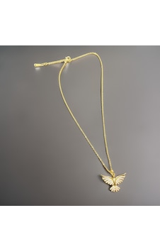 Şıklığı Ve Romantizmi Bir Arada: Gold Renk Fiyonk 316l Antialerjik Şık Çelik Kadın Kolye Gold Şıklığı Ve Romantizmi Bir Arada: Gold Renk Fiyonk 316l Antialerjik Şık Çelik Kadın Kolye Gold