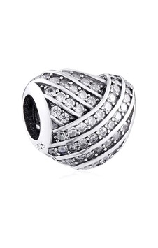 Nur Silver Tam Taşlı Kalp Gümüş Charm Nur-bl01371 Nur Silver Tam Taşlı Kalp Gümüş Charm Nur-bl01371