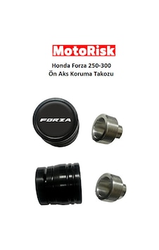 Honda Forza 250 2018-2025 Uyumlu Ön Aks Koruma Takozu Siyah